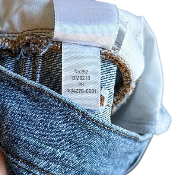 Madewell The Perfect Vintage Super High Rise Medium Wash Straight Jean Size 28 - Picture 10 of 12